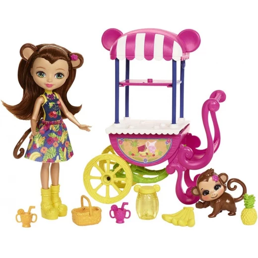 Enchantimals Doll And Animal Friend With Vehicle Built, Assortment- Random Selection - إنشانتملز - Image 4