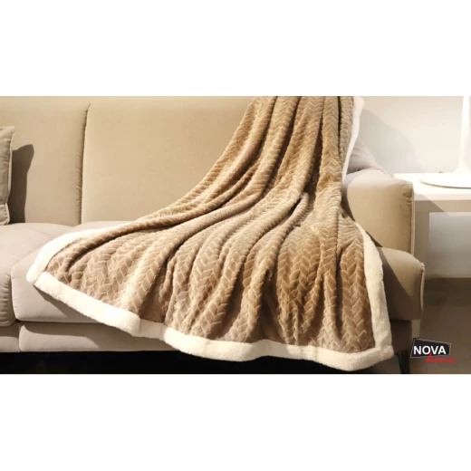 NOVA Throw Blanket Doma - Taupe