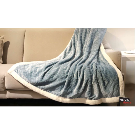 NOVA Throw Blanket Doma - Petrol