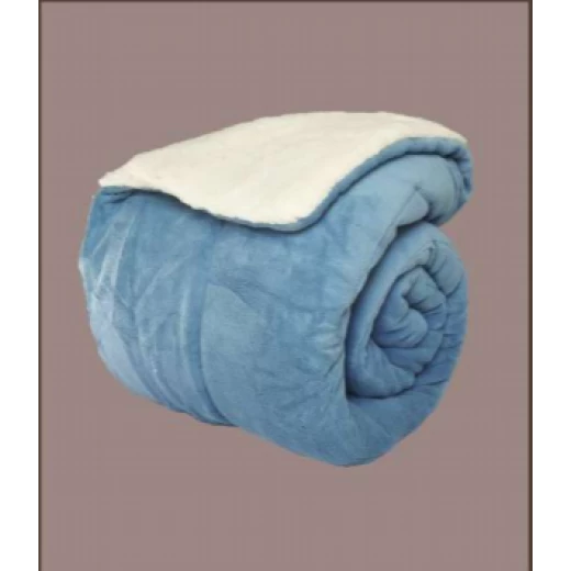 NOVA Fleece Sherpa Comforter Plain 240x220 Petrol - King NOVA Fleece Sherpa Comforter Plain 240x220 Petrol - King