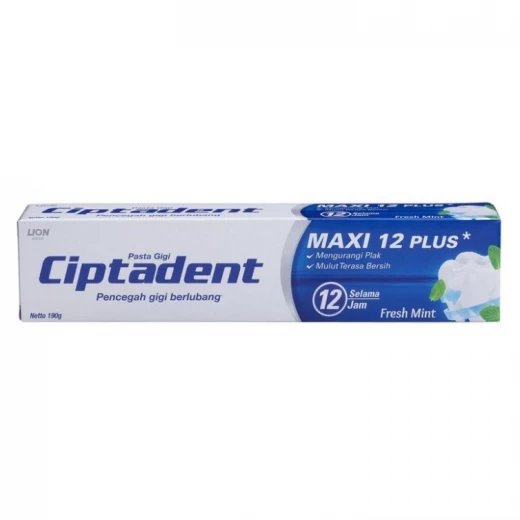 Ciptadent Toothpaste - Maxi Plus - Fresh Mint Flavor 120g Ciptadent Toothpaste - Maxi Plus - Fresh Mint Flavor 120g