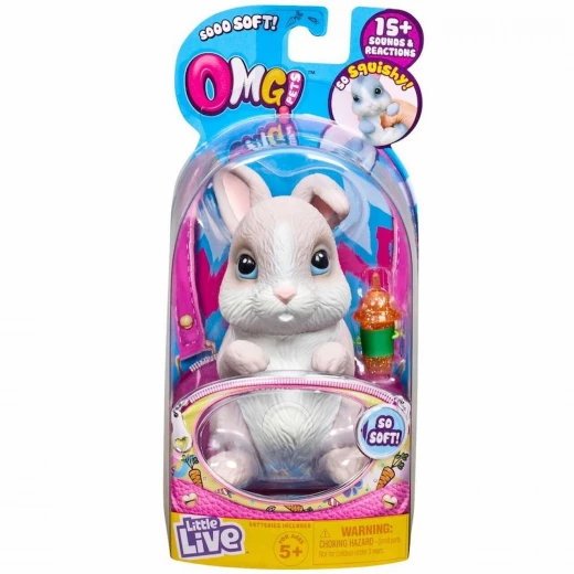 Little Live Pets Iepuras Interactiv S2 - Gri Little Live Pets Iepuras Interactiv S2 - Gri