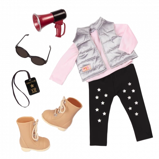 Our Generation Deluxe Movie Director Outfit for 18" Dolls - Director's Cut Our Generation Deluxe Movie Director Outfit for 18" Dolls - Director's Cut