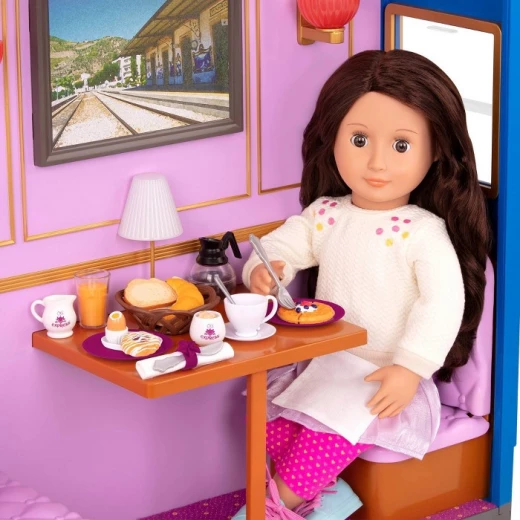 Our Generation Pegged Accessory - Dining Car Breakfast Set - أور جيناريشن - Image 2