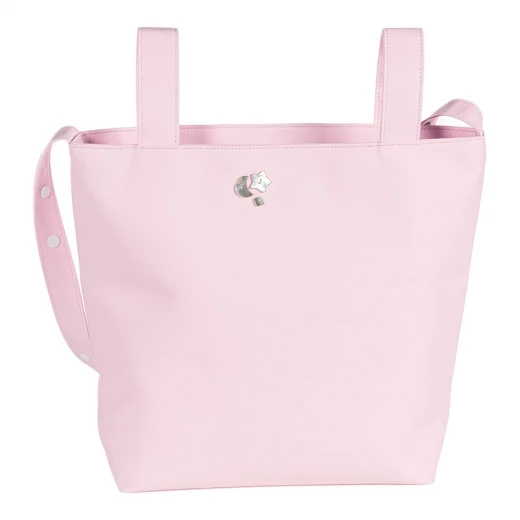 Pasito a Pasito Elodie Pink Faux Leather Pushchair Bag Pasito a Pasito Elodie Pink Faux Leather Pushchair Bag