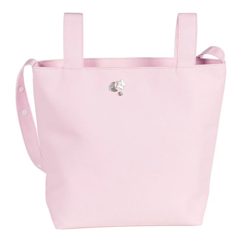 Pasito a Pasito Elodie Pink Faux Leather Pushchair Bag - باسيتو اه  باسيتو