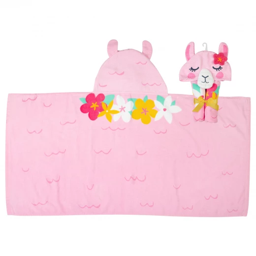 Stephen Joseph Hooded Towels, Llama - ستيفن جوزيف - Image 3