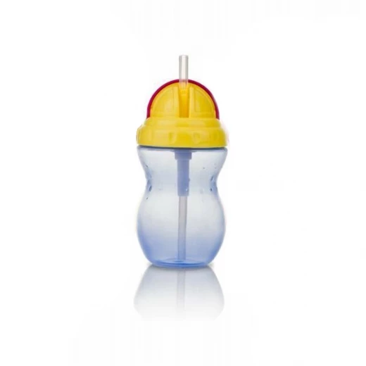 Nuby Flip-it Leakproof Straw Bottle (320ml),Blue Nuby Flip-it Leakproof Straw Bottle (320ml),Blue