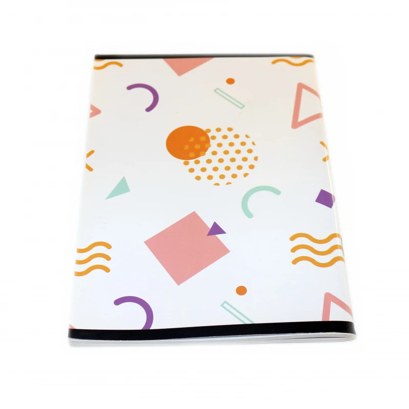 ABC Sleeved notebook Arabic 80 pages, White Cover - أ ب ت