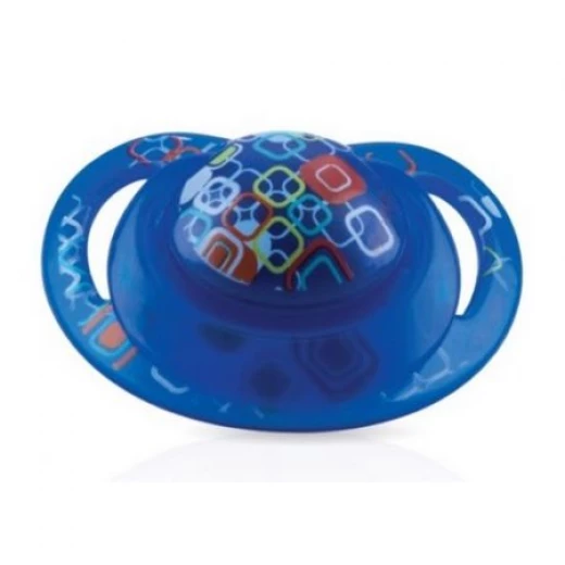 Nuby Classic Silicone Pacifier- orthodontic (6-18m) - كحلي Nuby Classic Silicone Pacifier- orthodontic (6-18m) - كحلي