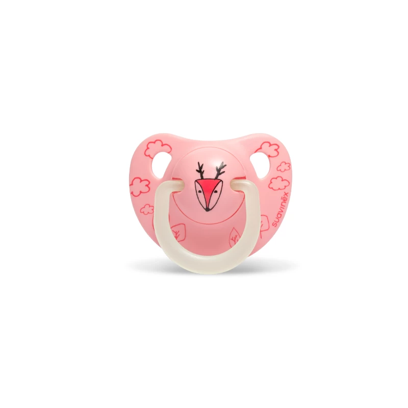 Suavinex Anatomical Silicone Pacifier Blue Deer 0-6M - سوافينكس