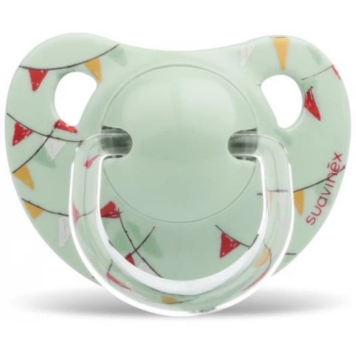 Suavinex Anatomical Silicone Pacifier 0-6m Garland Suavinex Anatomical Silicone Pacifier 0-6m Garland