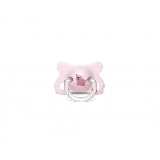 Suavinex - Silicone Pacifier 2-4 Months - Dog - Pink Suavinex - Silicone Pacifier 2-4 Months - Dog - Pink