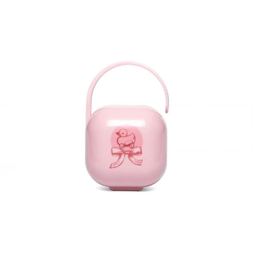 Suavinex Soother Holder Pink, One Piece Suavinex Soother Holder Pink, One Piece