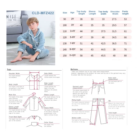 Colorland Pijama Top + Bottom For Kids - 3 - 4 Years - Grey - كولورلاند - Image 2