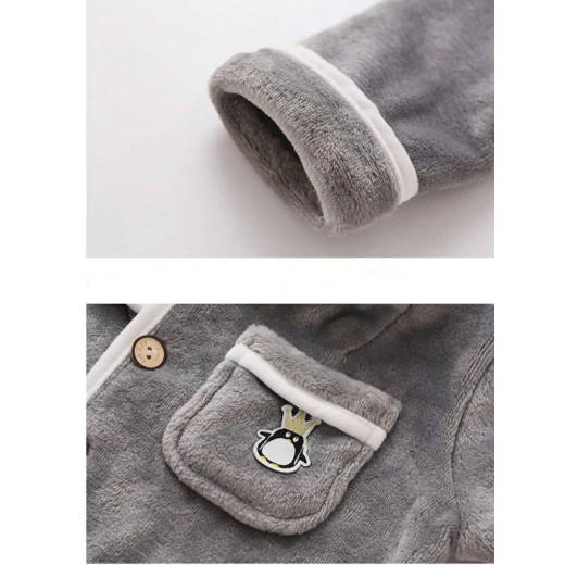 Colorland Pijama Top + Bottom For Kids - 3 Years - Grey - كولورلاند - Image 4
