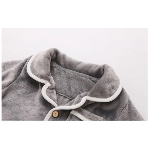 Colorland Pijama Top + Bottom For Kids - 3 - 4 Years - Grey - كولورلاند - Image 3