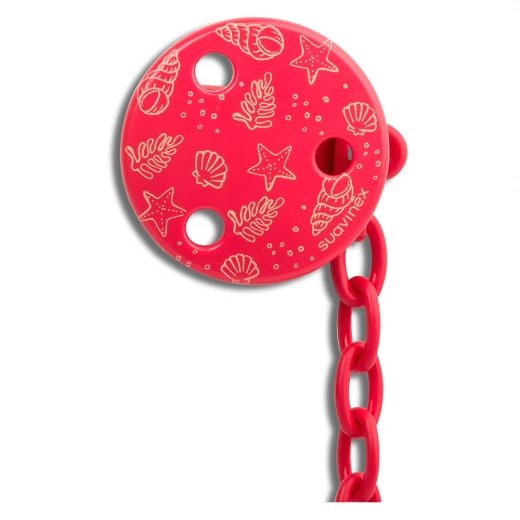 Suavinex Red Sea Pacifier Clip Suavinex Red Sea Pacifier Clip