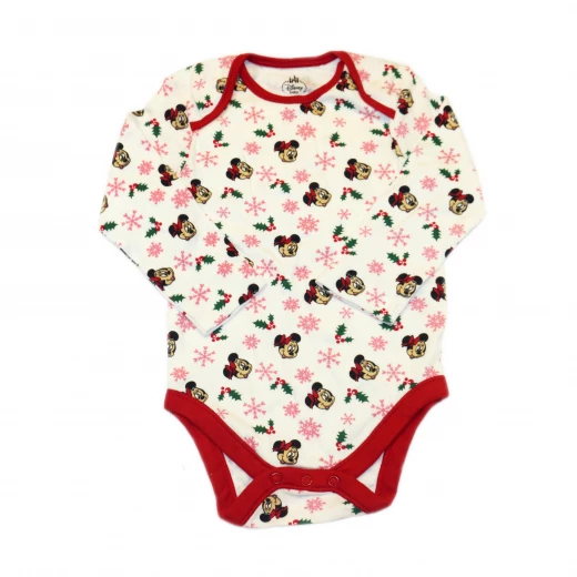 Disney Christmas Minnie Mouse Onesies, 9-12 months Disney Christmas Minnie Mouse Onesies, 9-12 months