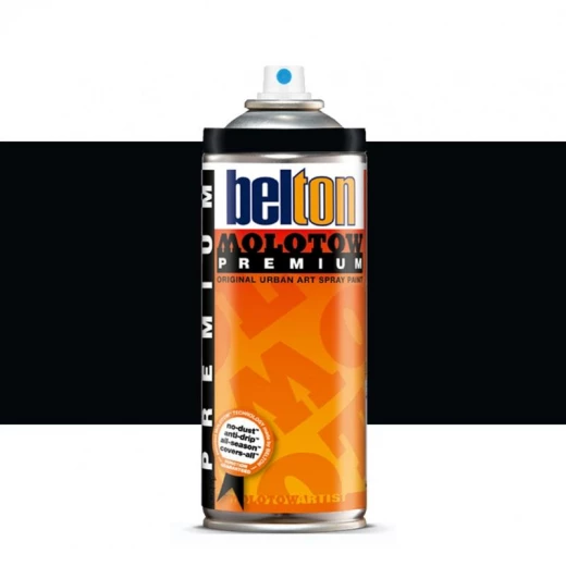 Molotow Belton Premium Spray Paint 400ml Toast Signal Black 214 Molotow Belton Premium Spray Paint 400ml Toast Signal Black 214