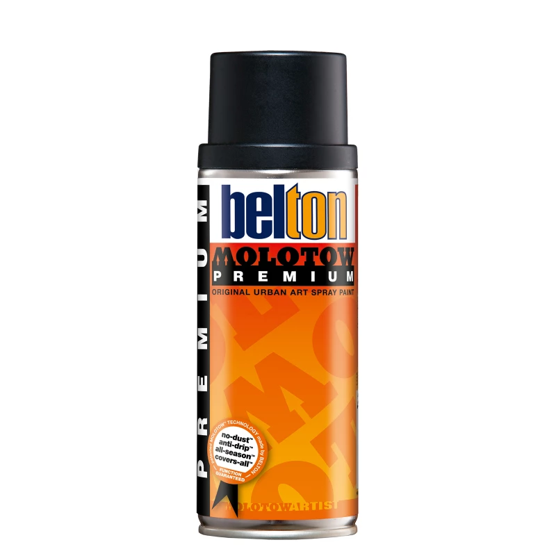 Molotow Belton Premium Spray Paint 400ml Deep black 221 - مولوتو