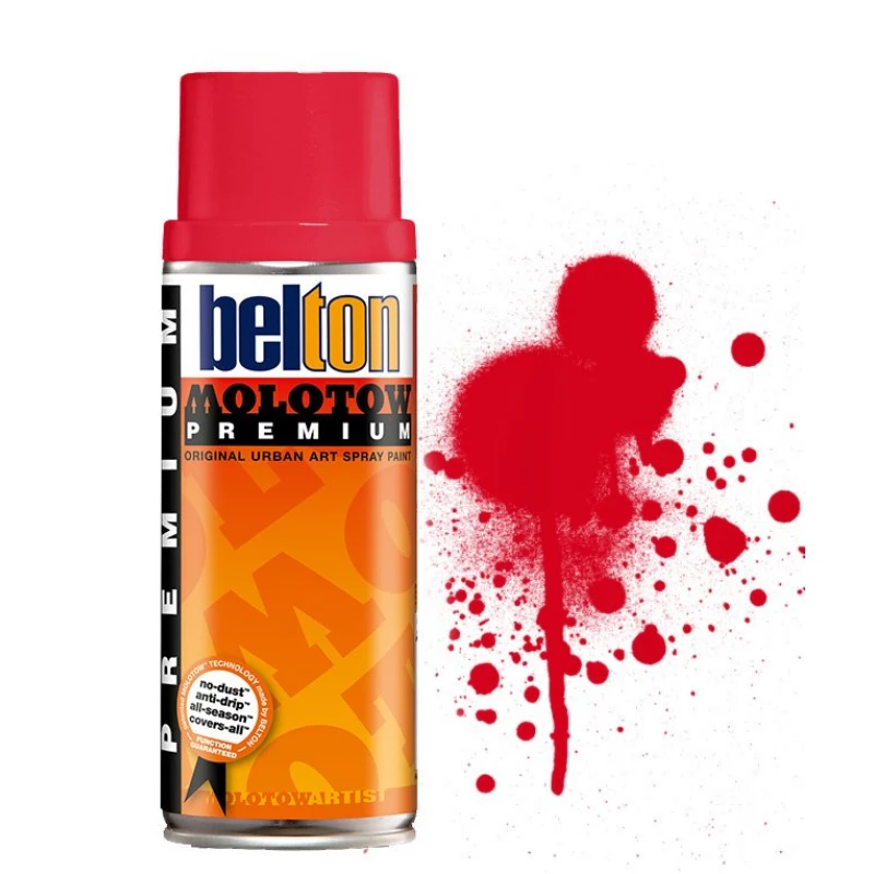 Molotow Belton Premium Spray Paint 400ml swet 100 traffic red 16 - مولوتو