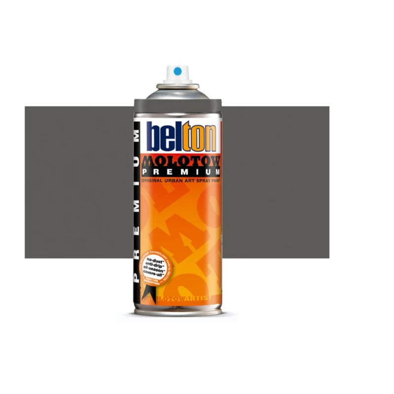 Molotow Belton Premium Spray Paint 400ml Dark Grey Neutral 216 - مولوتو