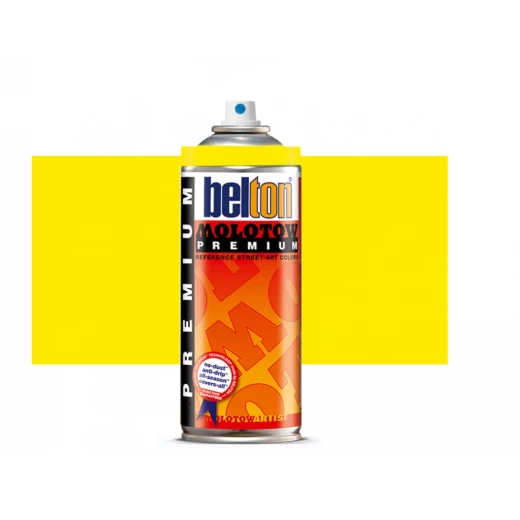 Molotow Belton Premium Spray Paint 400ml Neon Yellow 232 Molotow Belton Premium Spray Paint 400ml Neon Yellow 232