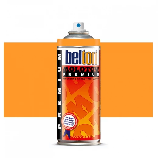 Molotow Belton Premium Spray Paint 400ml Neon Orange 233 Molotow Belton Premium Spray Paint 400ml Neon Orange 233