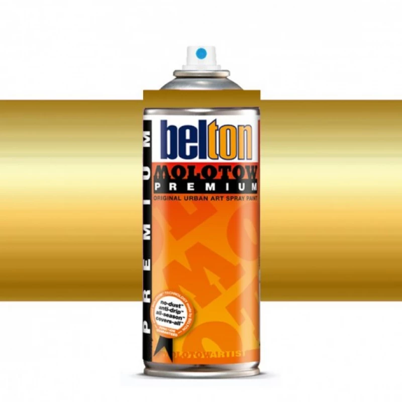 Molotow Belton Premium Spray Paint 400ml Gold Dollar 220-1 - مولوتو