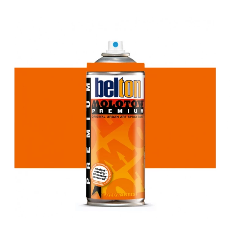 Molotow Belton Premium Spray Paint 400ml Dare Orange 14 - مولوتو