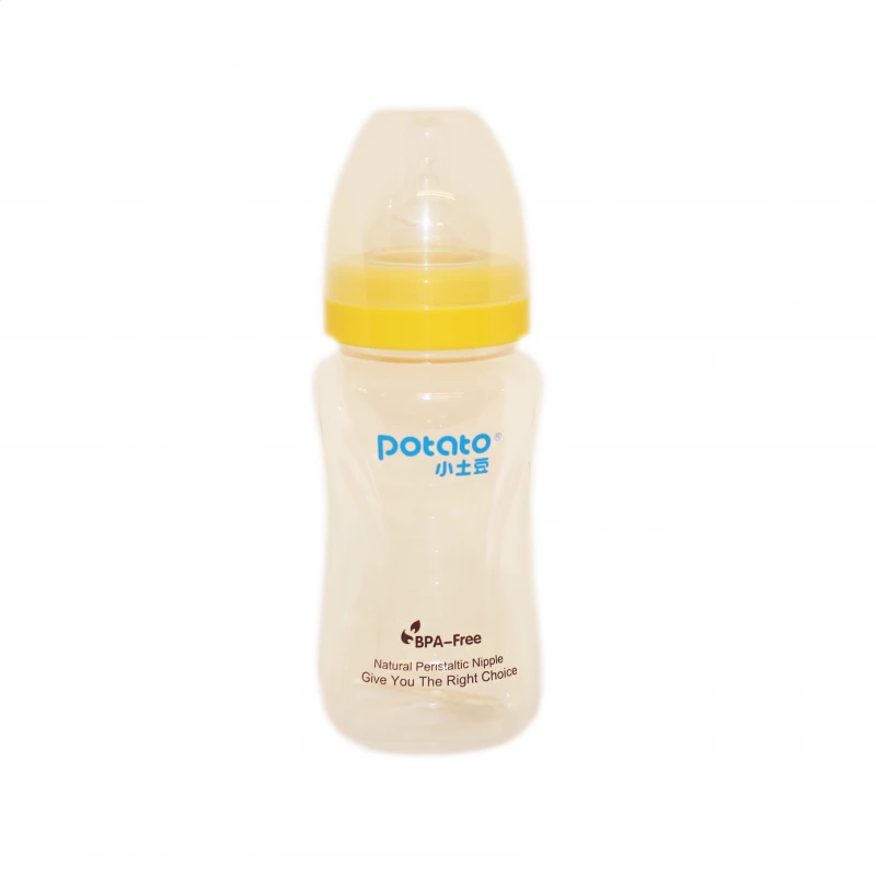 Potato Feeding Bottle 300 ml, Yellow - بوتاتو
