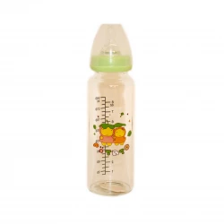Potato Feeding Glass Bottle 240ml, Green