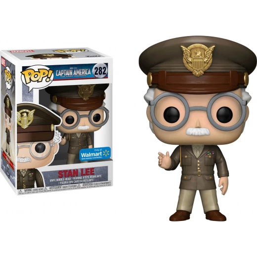 Funko Pop Marvel 3.75 Inch Figure Captain America - General Stan Lee Funko Pop Marvel 3.75 Inch Figure Captain America - General Stan Lee