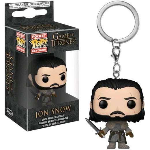 Funko Game of Thrones Pocket POP! TV Jon Snow Keychain [Beyond the Wall]