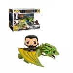 Funko Pop Rides 67 Game Of Thrones Jon Snow With Rhaegal - فانكو
