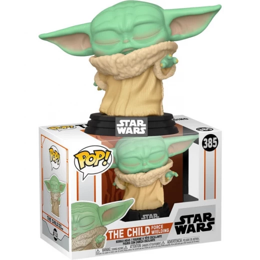 Funko POP! Movies: Star Wars Mandalorian - The Child Force Wielding Funko POP! Movies: Star Wars Mandalorian - The Child Force Wielding
