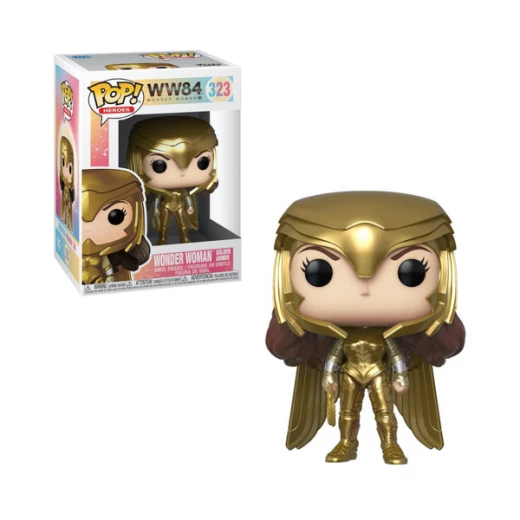 أبطال Funko DC: Wonder Woman 1984 Gold Power Metallic Funko Pop! الشكل الفينيل # 323 أبطال Funko DC: Wonder Woman 1984 Gold Power Metallic Funko Pop! الشكل الفينيل # 323