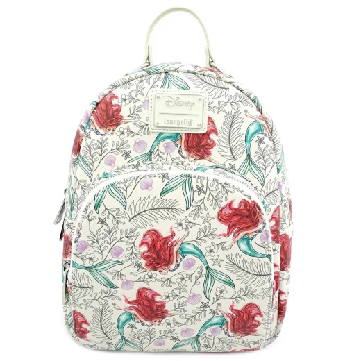 Funko Loungefly The Little Mermaid Ariel Sketch Mini Backpack Funko Loungefly The Little Mermaid Ariel Sketch Mini Backpack
