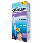 Clearblue Digital Ovulation Test Kit for Pregnancy Planning 10 Tests Accurately Pinpoints Fertile Days - Clearblue