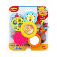 Winfun Daisy Spin Rattle ‘n Teether