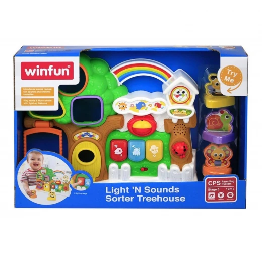 Winfun Light 'n Sounds Sorter Treehouse Winfun Light 'n Sounds Sorter Treehouse