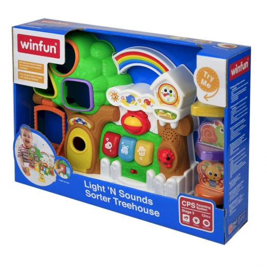 Winfun Light 'n Sounds Sorter Treehouse - وين فن - Image 2