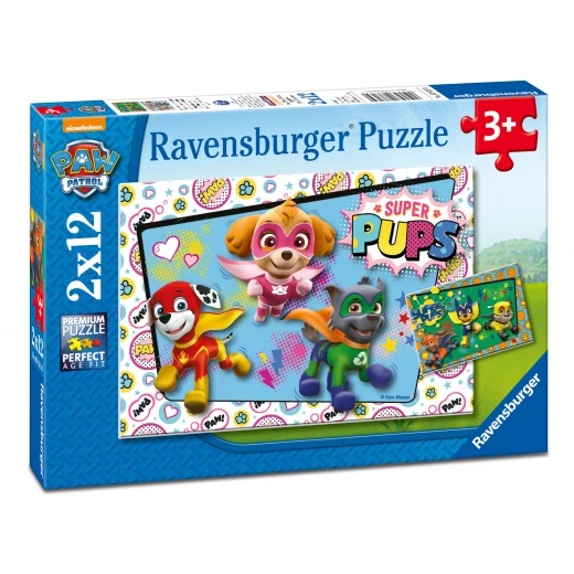 Ravensburger Puzzle 2x12 pcs - Paw Patrol Ravensburger Puzzle 2x12 pcs - Paw Patrol