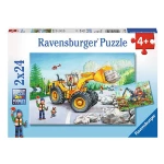 Ravensburger Diggers At Work 2x24pc - رافينسبرغر