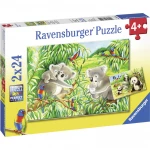 Ravensburger Sweet Koalas and Pandas Puzzle 2x24pc - رافينسبرغر