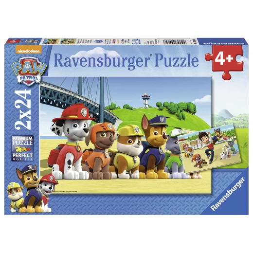 Ravensburger Paw Patrol Jigsaw Puzzles - 2 x 24 Pieces Ravensburger Paw Patrol Jigsaw Puzzles - 2 x 24 Pieces