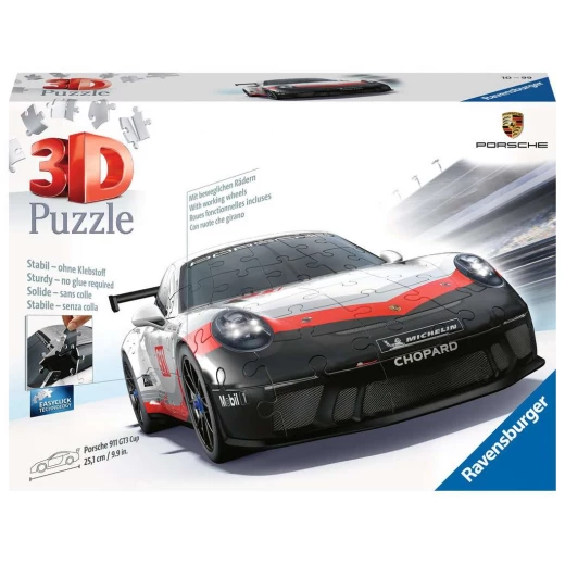 Ravensburger Porsche GT3 Cup 3D Jigsaw Puzzle (108 pieces) - رافينسبرغر - Image 2