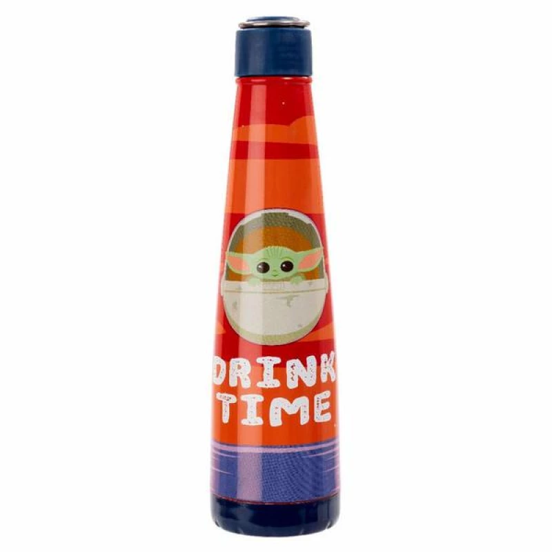Funko Star Wars Mandalorian Yoda The Child Drink Time metal water bottle - فانكو