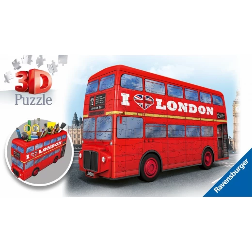 Ravensburger London Bus 3D Puzzle, 216pc Ravensburger London Bus 3D Puzzle, 216pc